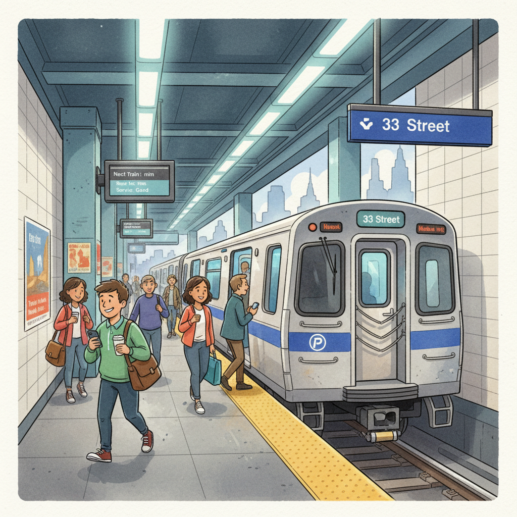 NYC PATH Adapts Routes During 33 St Elevator Fix