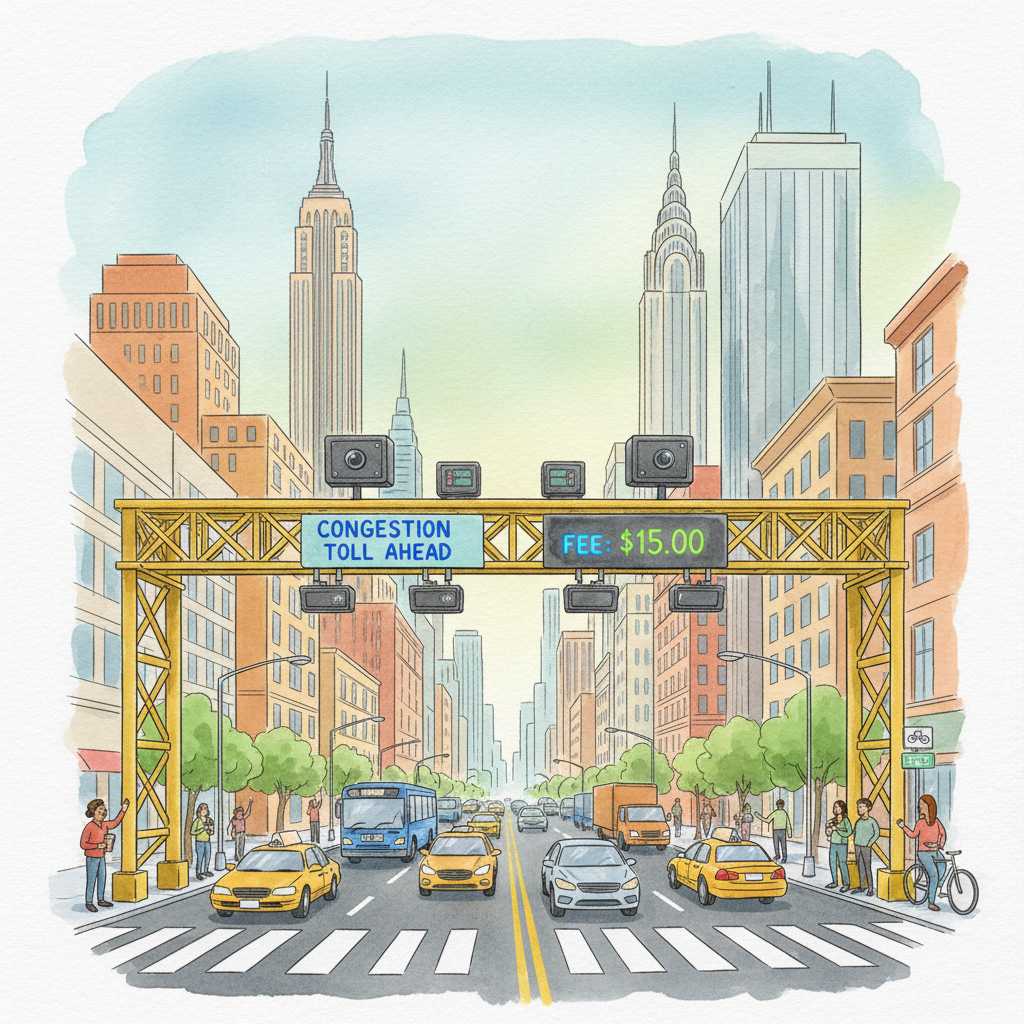NYC Congestion Pricing Cuts Crashes After Year