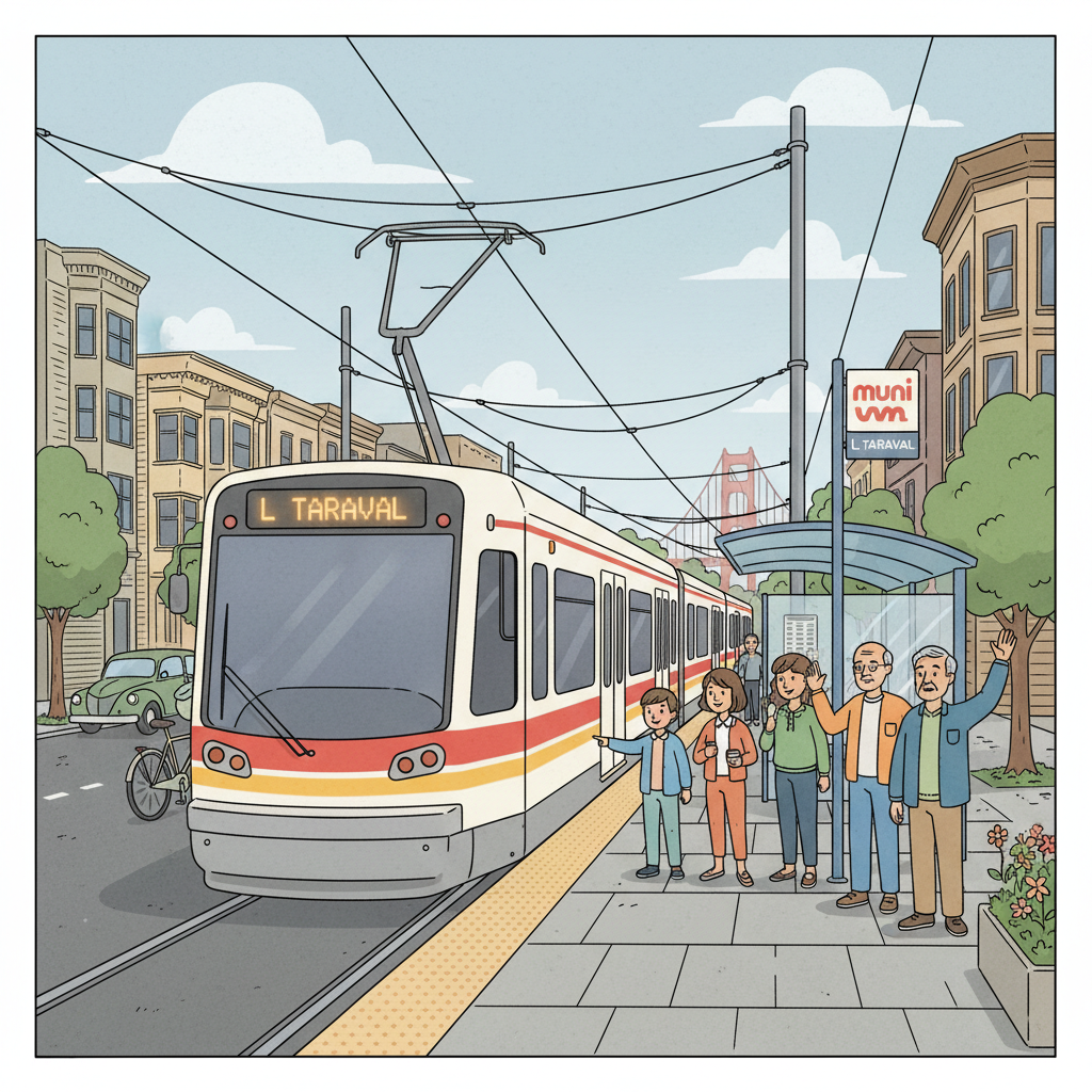 SF L Taraval Restored, Holiday Riders Moving Again