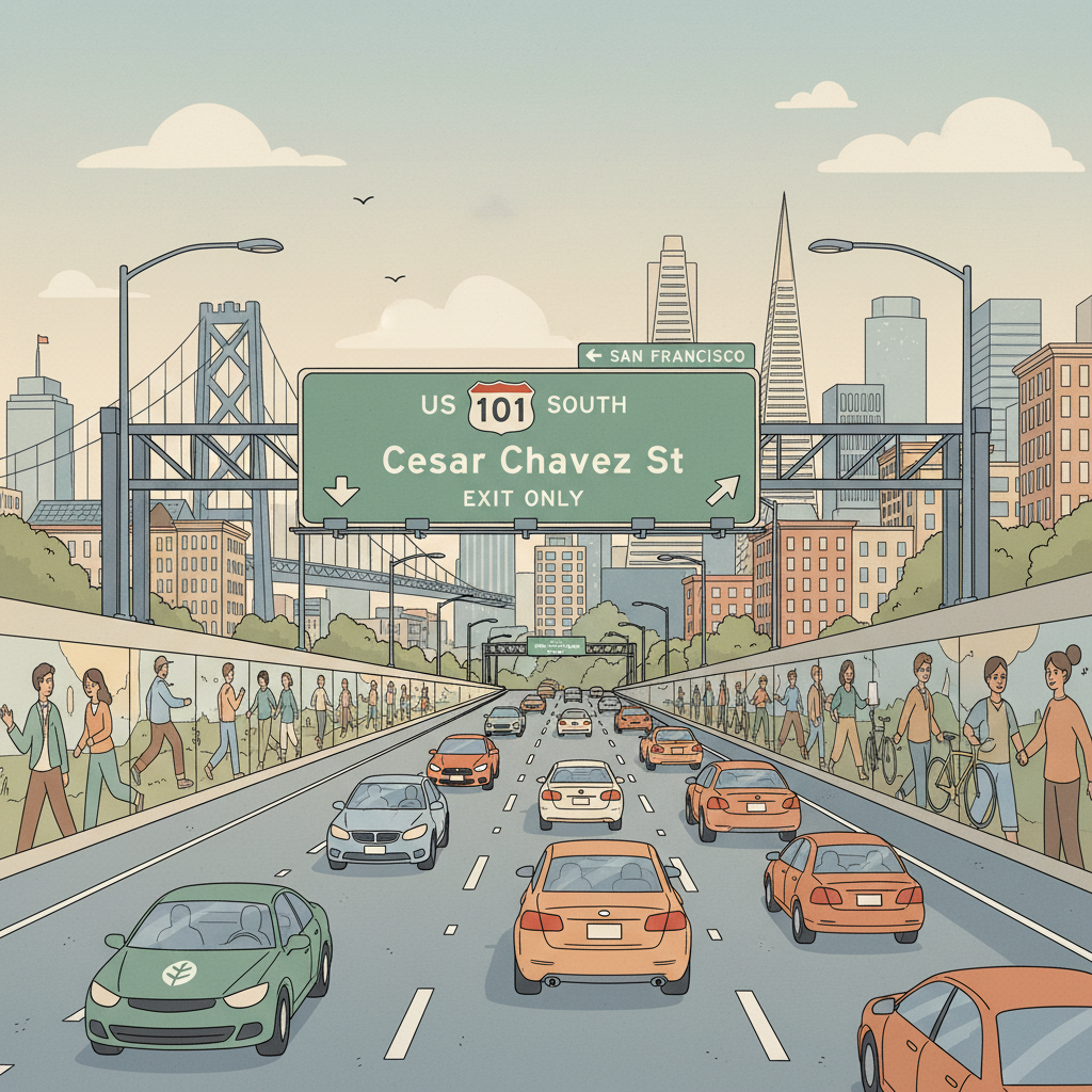 SF US 101 Crash Cleared, Traffic Recovering