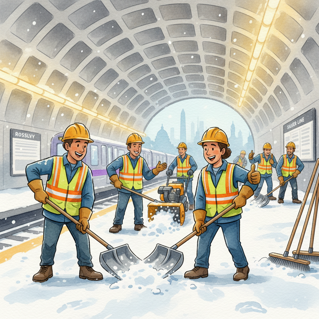 DC-Maryland-Virginia Metro Crews Keep Stations Safe