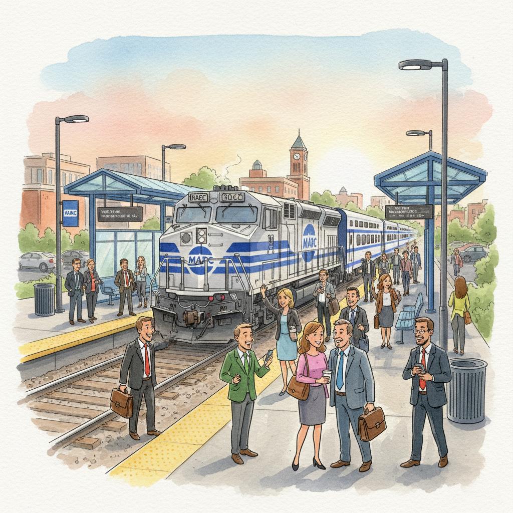 MARC Penn Line Adapts After Train 511 Delay