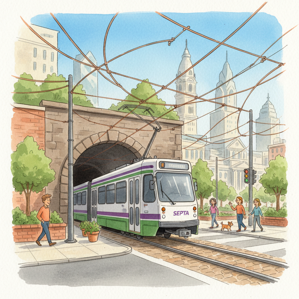 Philadelphia Trolley Tunnel Reopens After Repairs