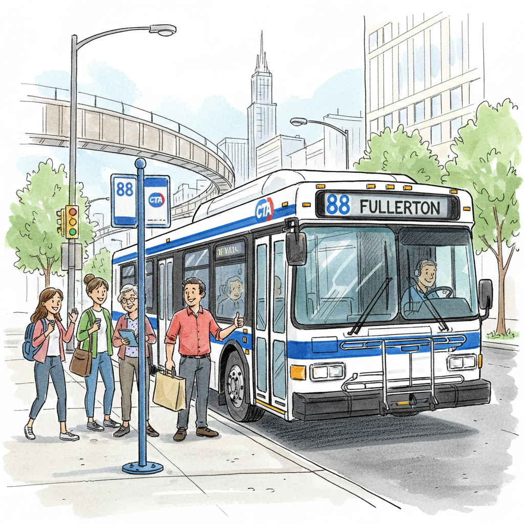 Chicago Route 88 Stops Shift — Here's What Riders Need