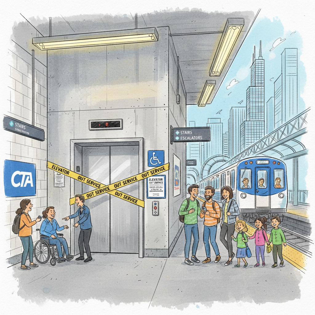 Chicago CTA Works to Restore King Drive Access