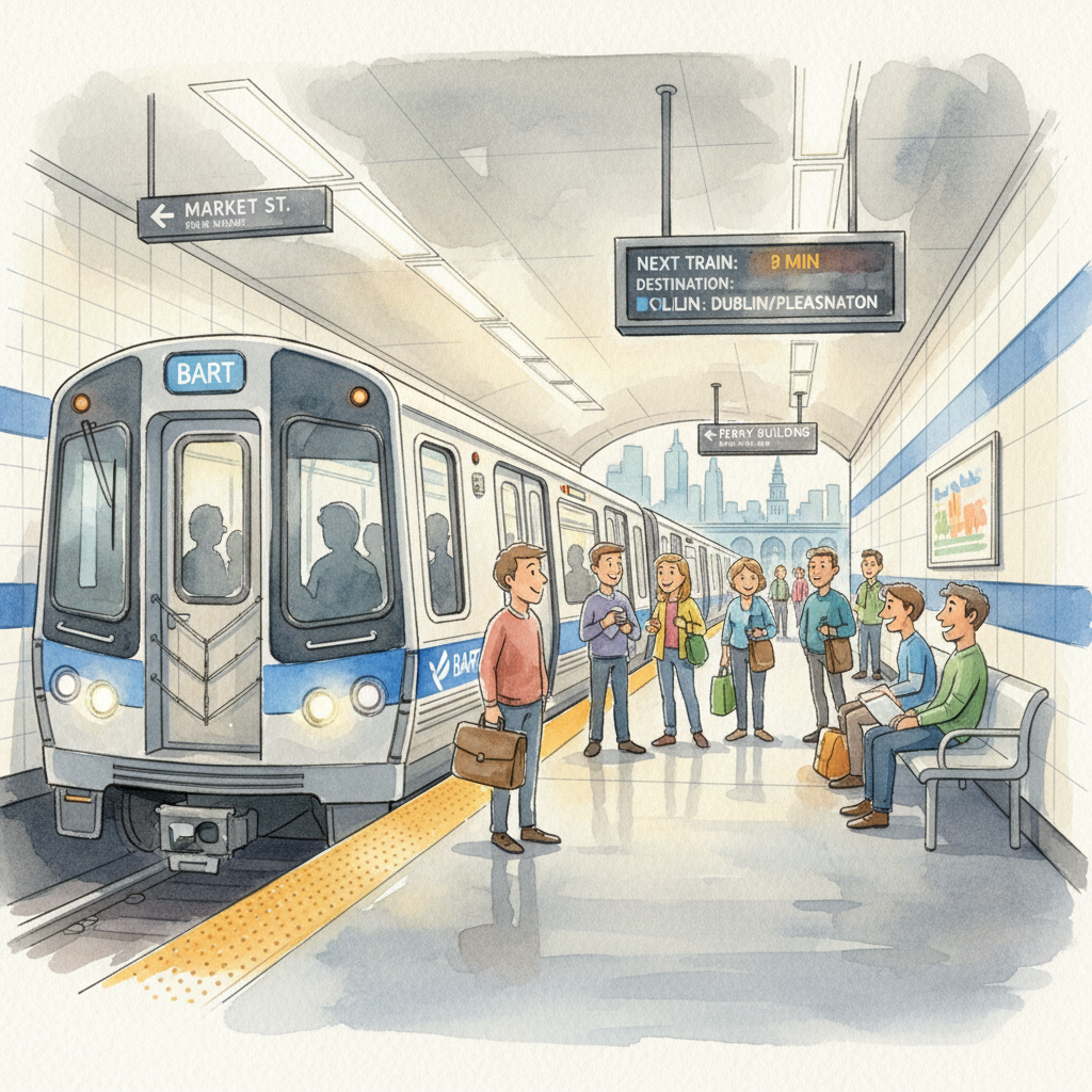 SF BART Delays Clear as System Rebuilds Service