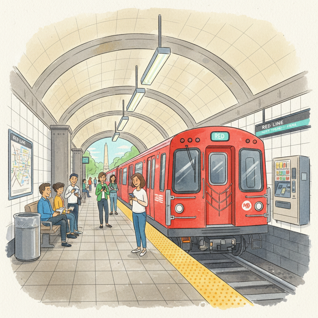 Boston Red Line Restored After Brief Disruption