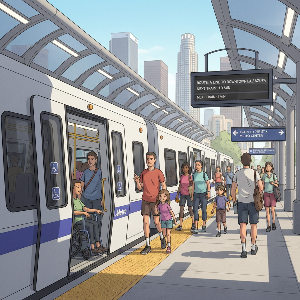 LA Metro Promotes Transit for Weekend Events