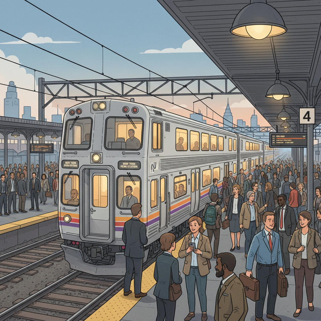 NYC-NJ Transit Returns to Normal at Newark, Harrison