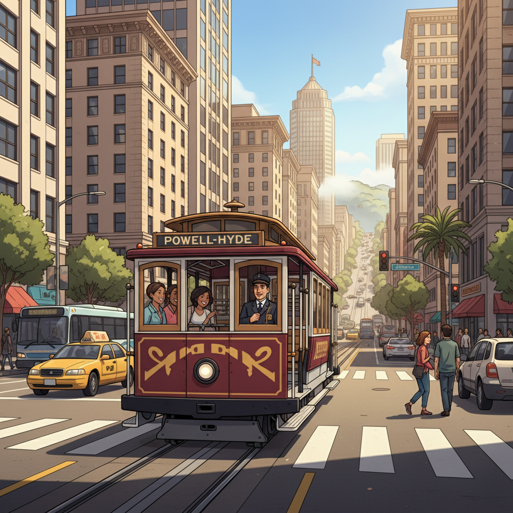 SF Cable Car Clears Traffic, Service Restored