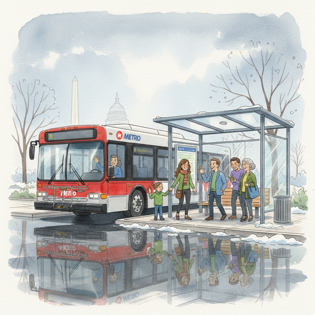 DC-Maryland-Virginia Buses Adapt to Weather Challenges