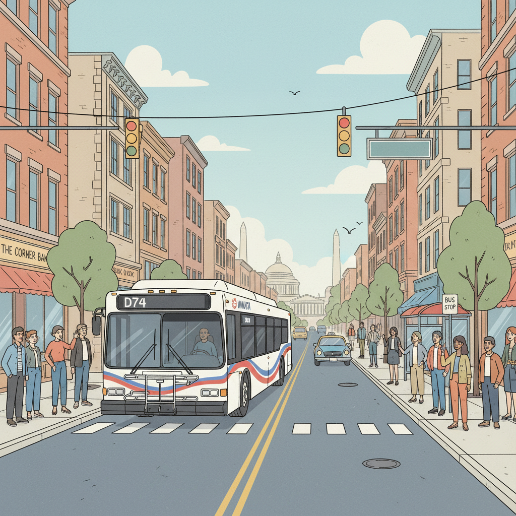 DC-Maryland-Virginia D74 Detour Adapts to Infrastructure Work