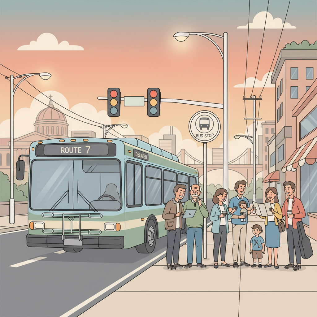 North West Buses Adapt After Traffic Light Failure