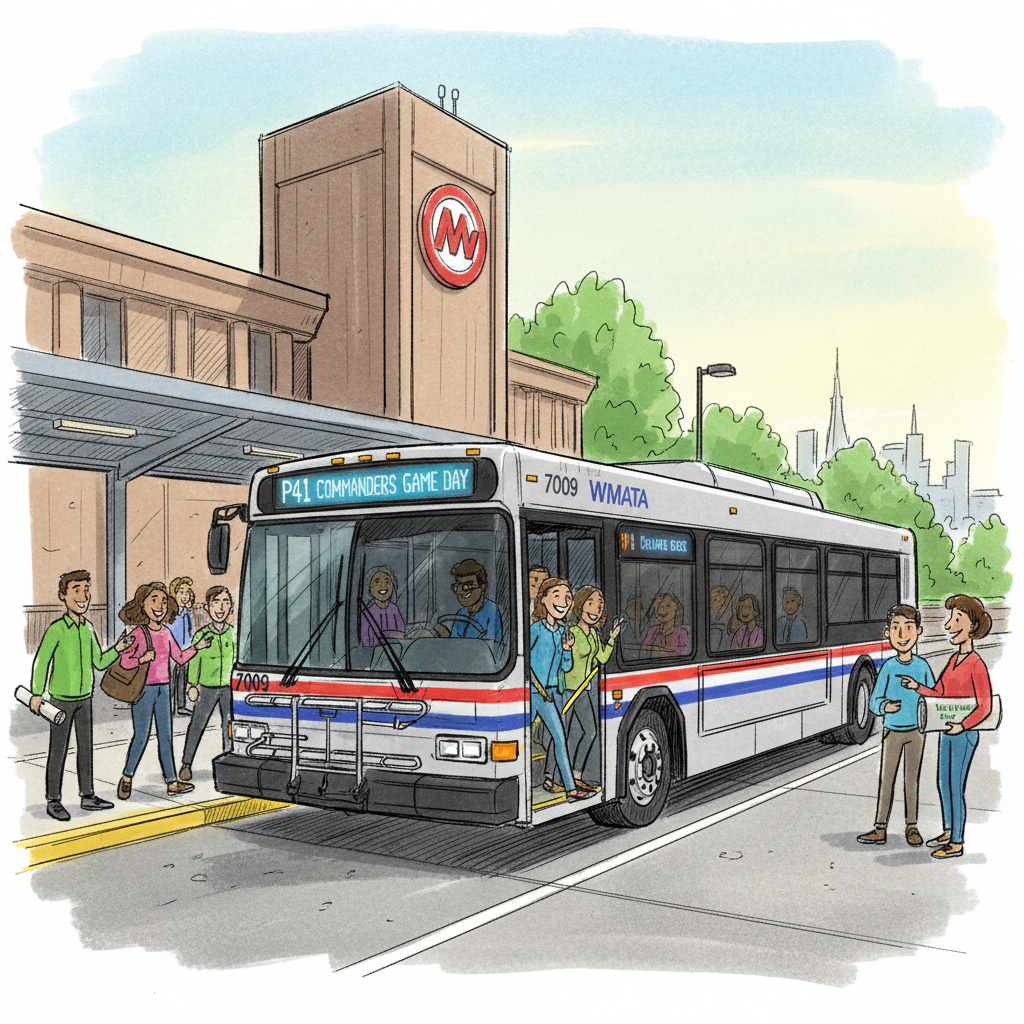 DC-Maryland-Virginia P41 Detours for Playoff Transit