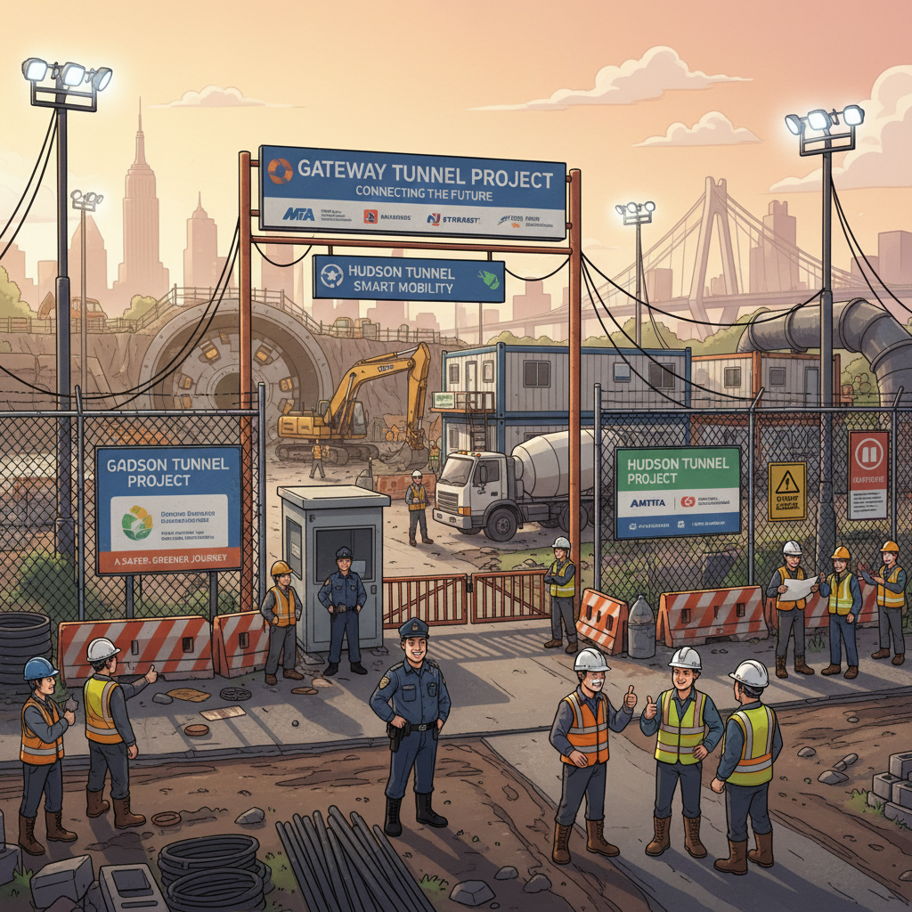 NYC-NJ Sue to Save $16B Hudson Tunnel Project