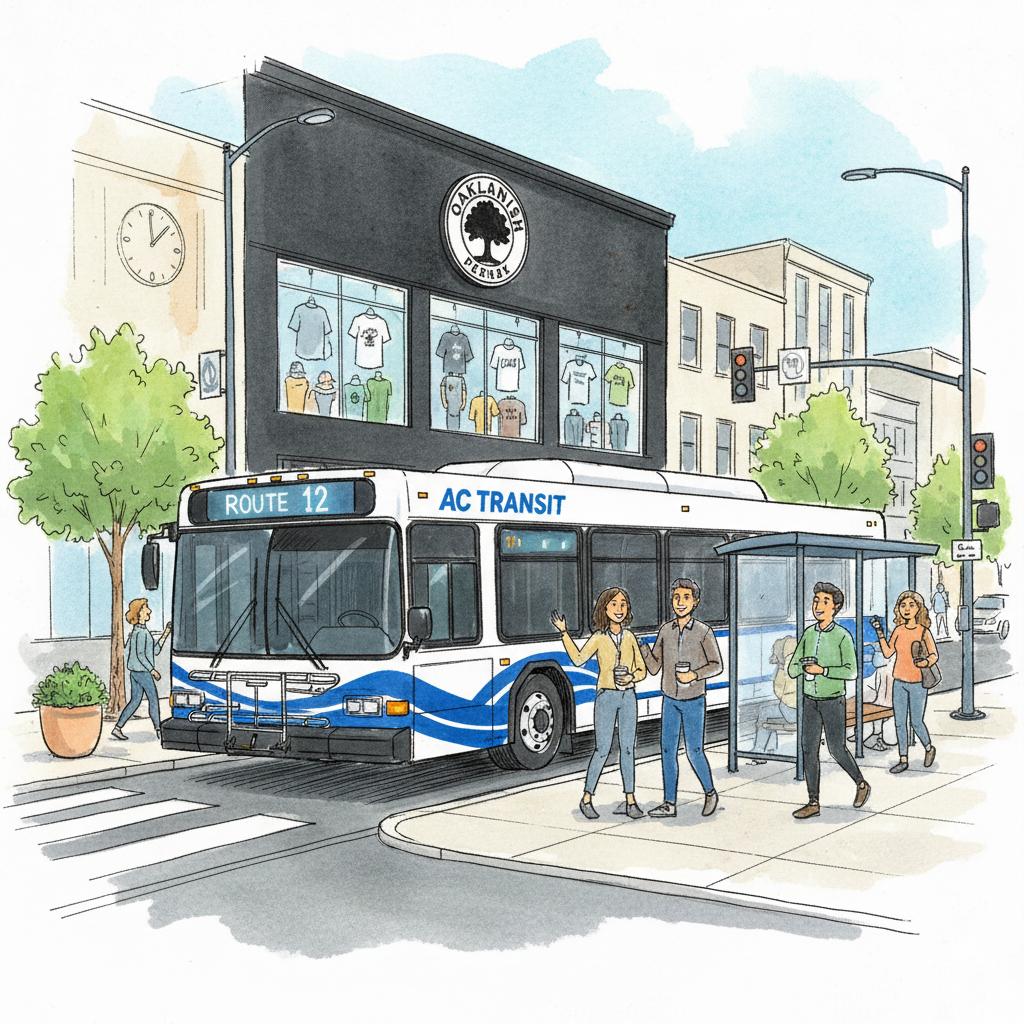 AC Transit Teams Up With Oaklandish for New Merch