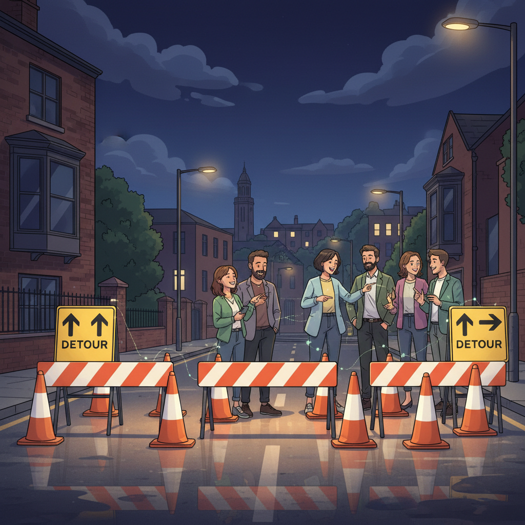 Oak Lane Closure: North West Adapts for Progress