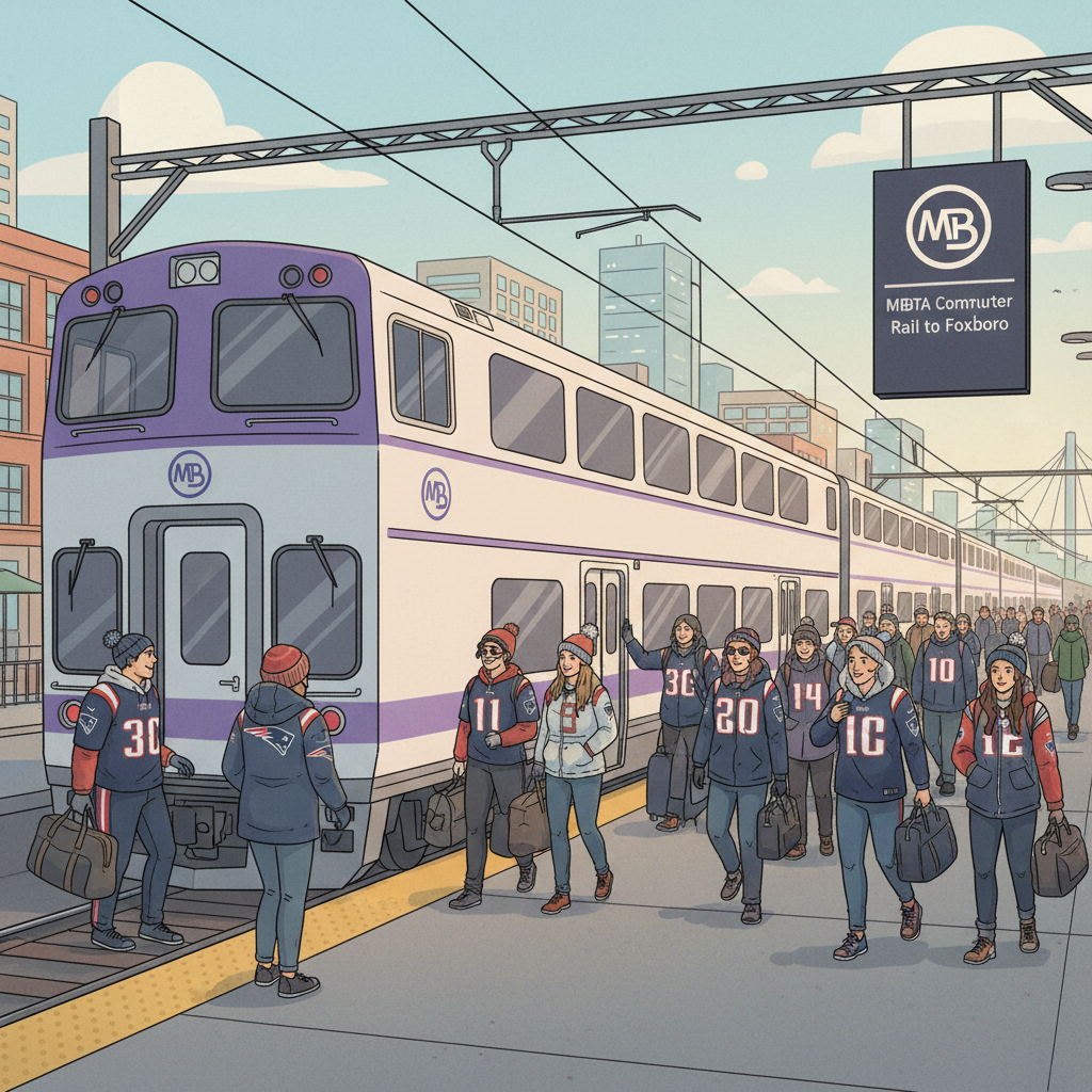 Boston MBTA Adds Special Trains for Patriots Game