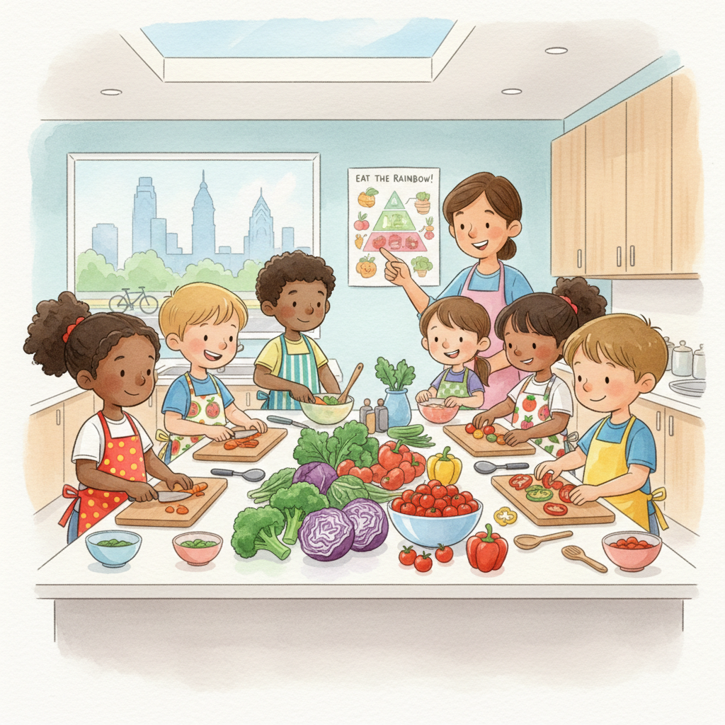Philly Kids Learn Cooking Skills for Healthier Futures