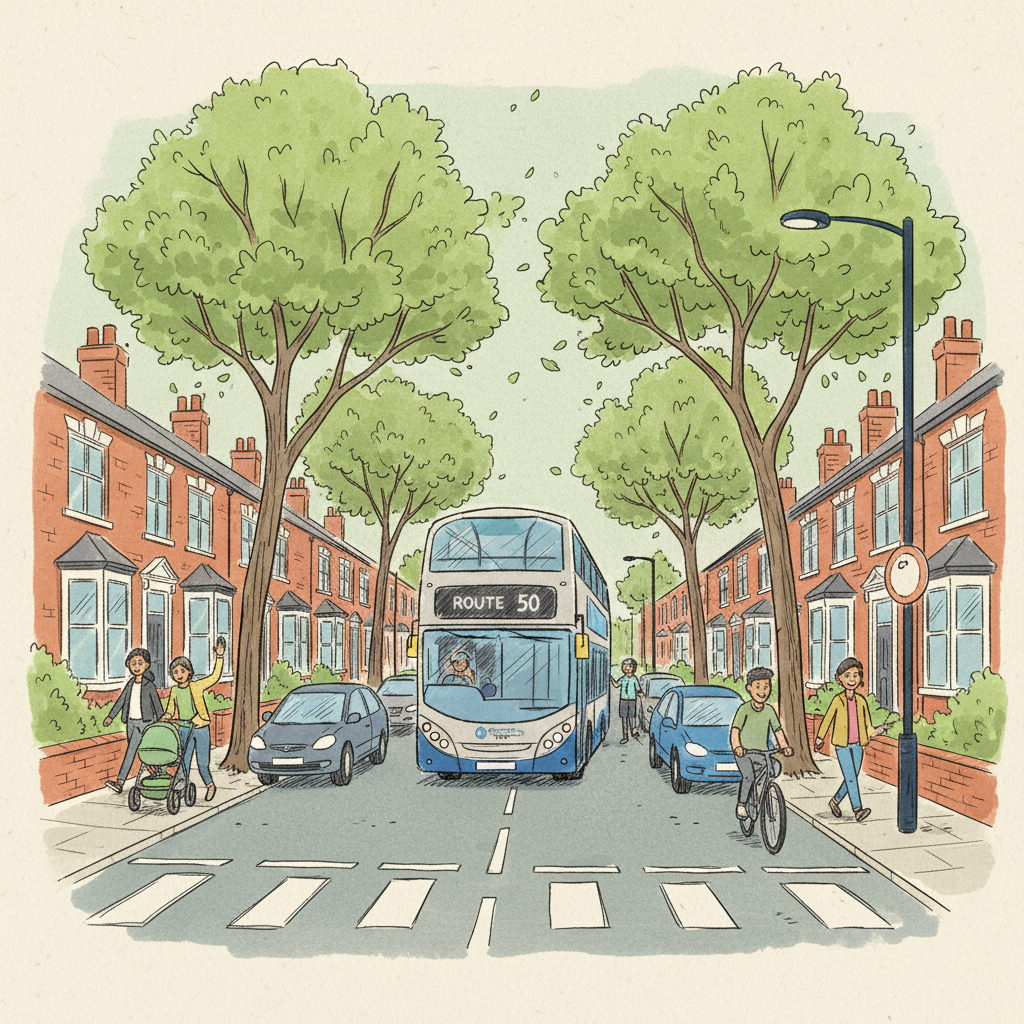 West Midlands Tree Works Reshape Billesley Routes