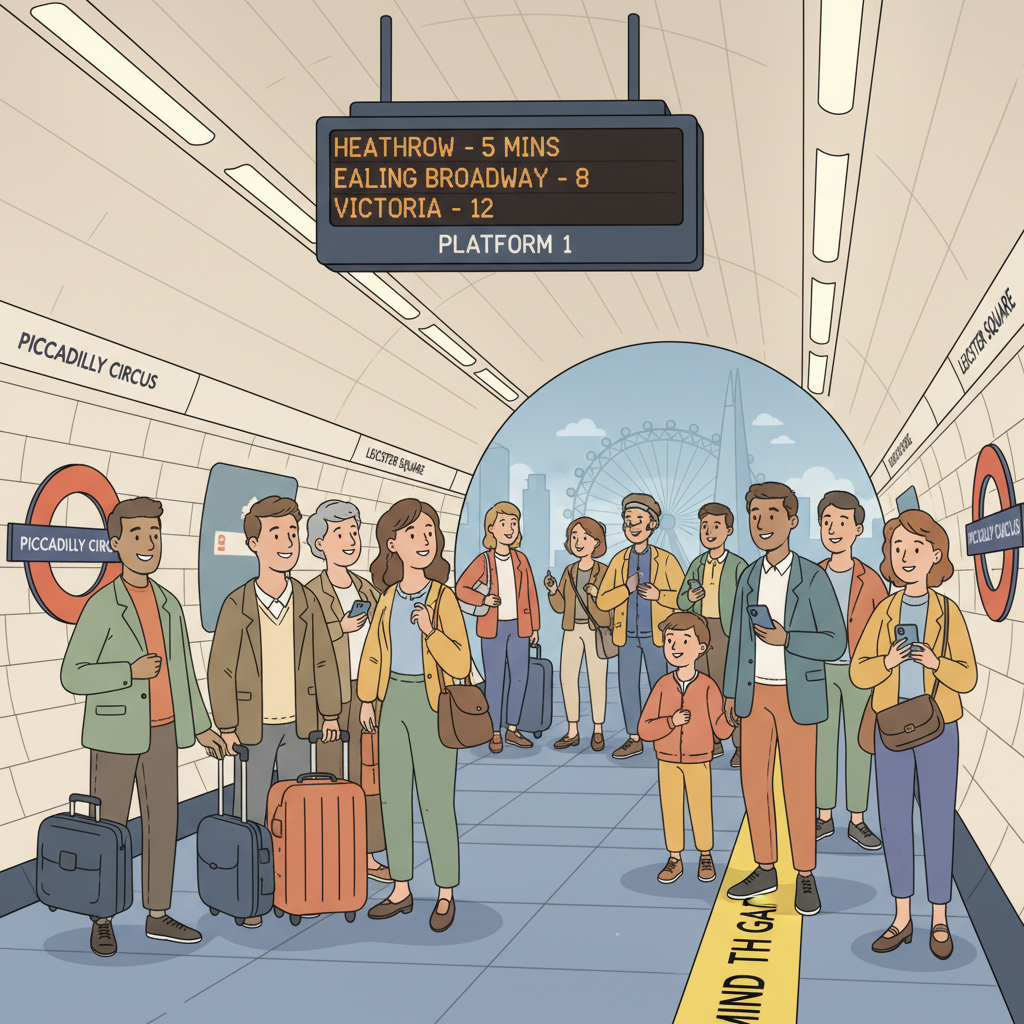 London Underground Board Glitch — Services Run Smoothly