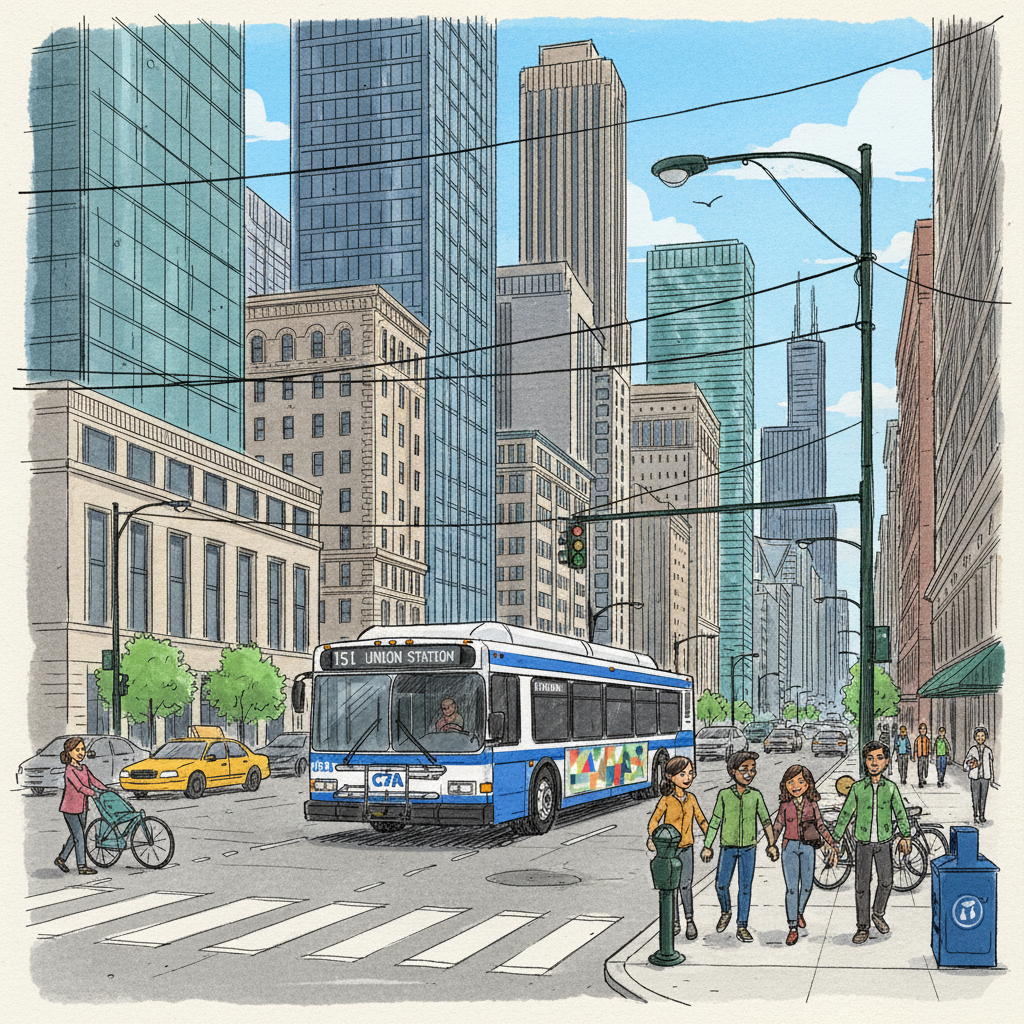 Chicago CTA Route 2 Adapts With Temporary Detour