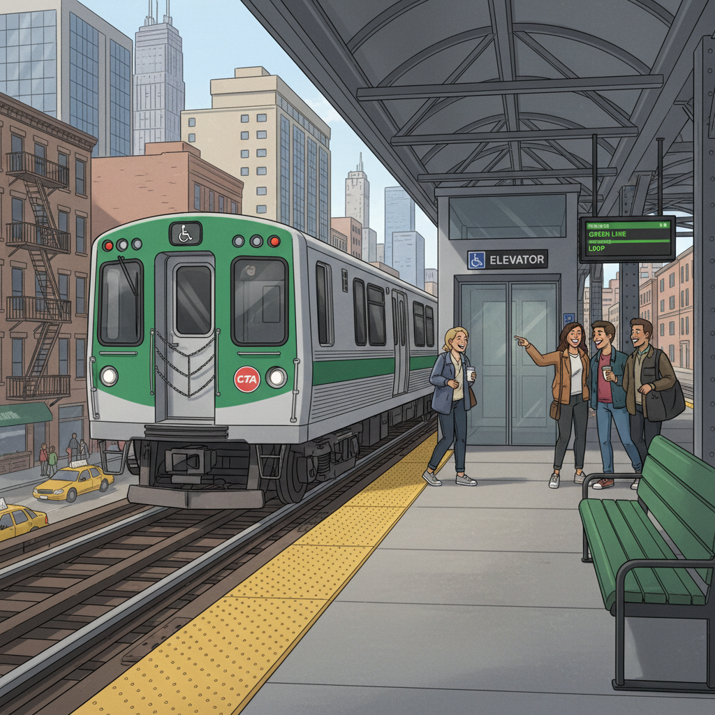 Chicago CTA Works to Restore Kedzie Green Line Access