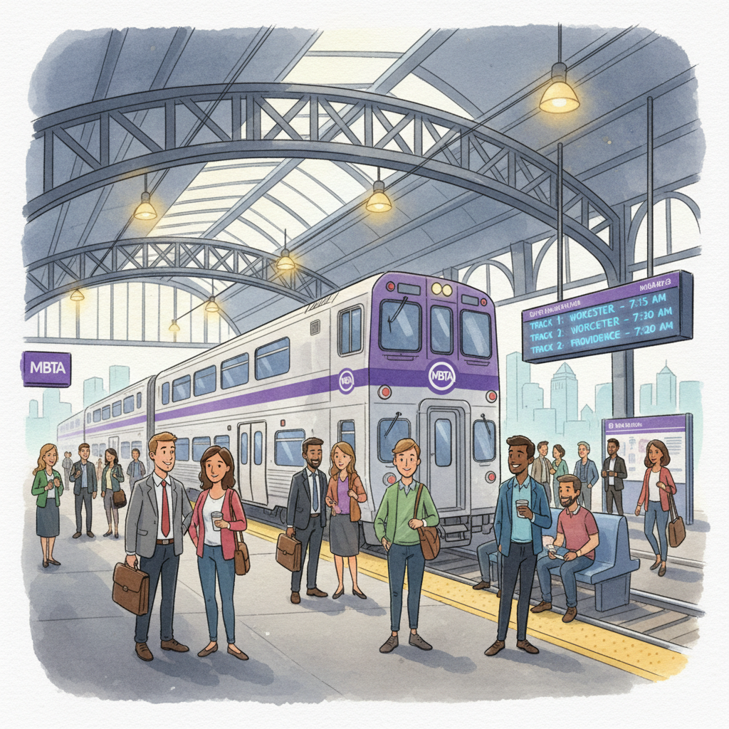 Boston MBTA Resolves Train Issue at South Station