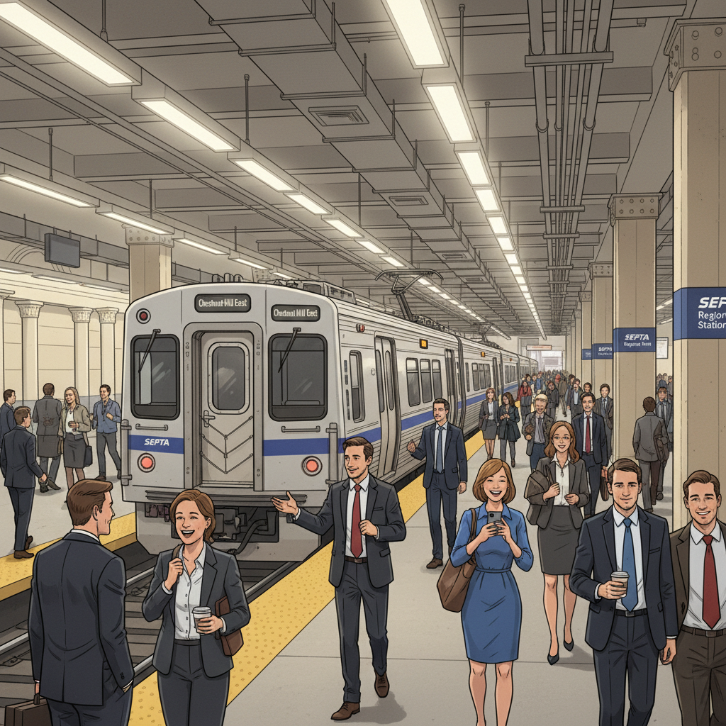 Philadelphia SEPTA Train Canceled — But Riders Stay Connected