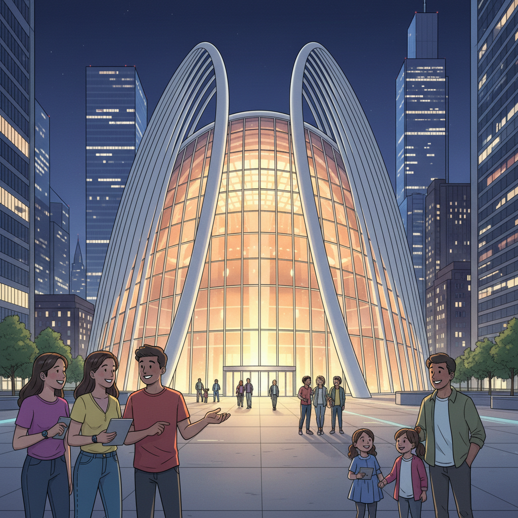 NYC's WTC Oculus Adapts Overnight Access