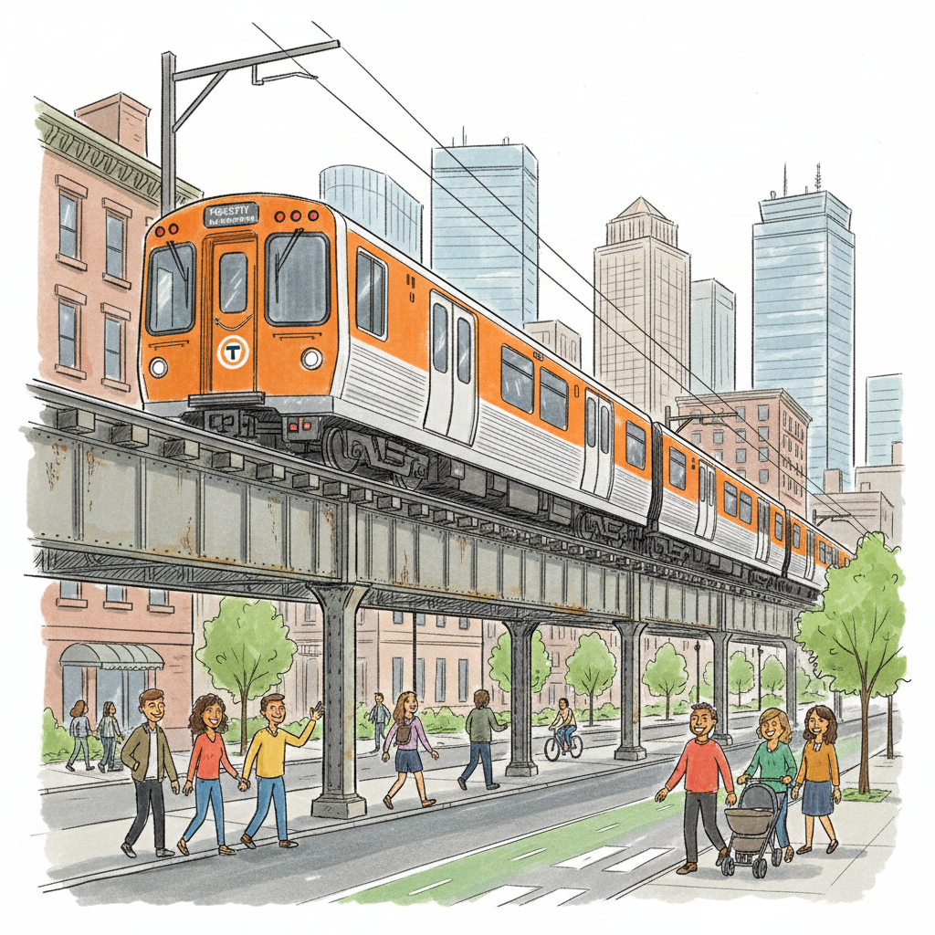 Boston Orange Line Hits 55 MPH After Track Upgrade