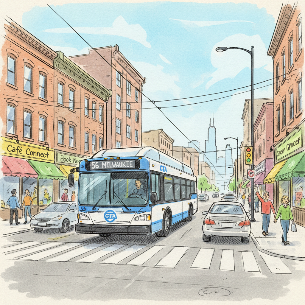 Chicago Route 56 Adapts to Keep Riders Moving