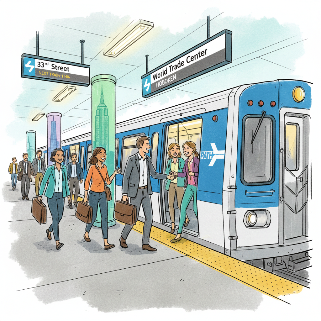 NYC PATH Service Restored After Medical Response