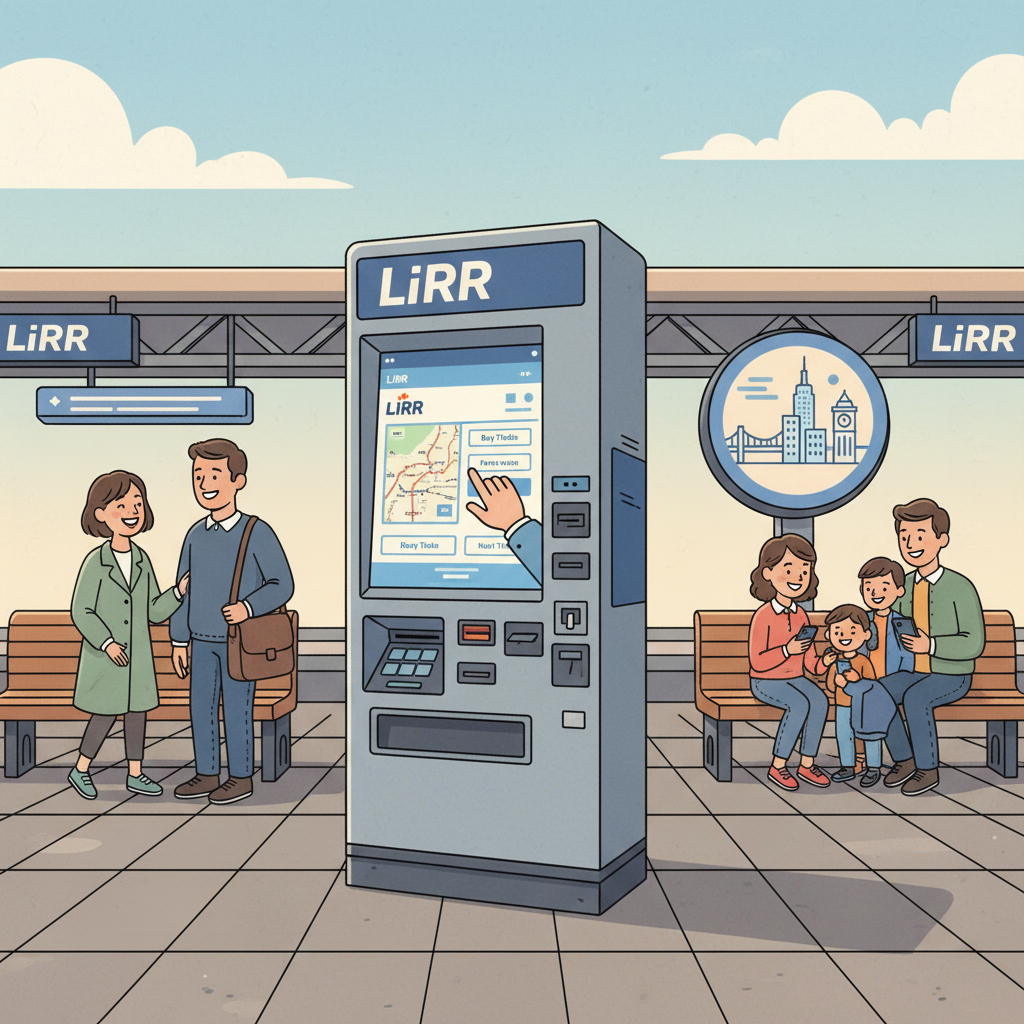 NYC Commuter Rail Upgrades Ticket Machines