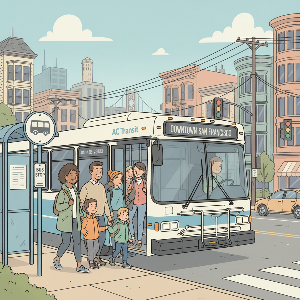 SF Bay Area Bus Ridership Dips, Service Stays Strong