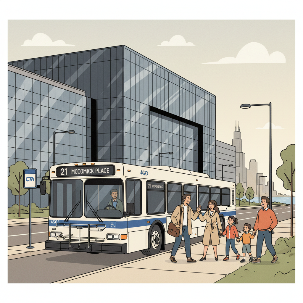 Chicago CTA Route 21 Connects Riders to Auto Show
