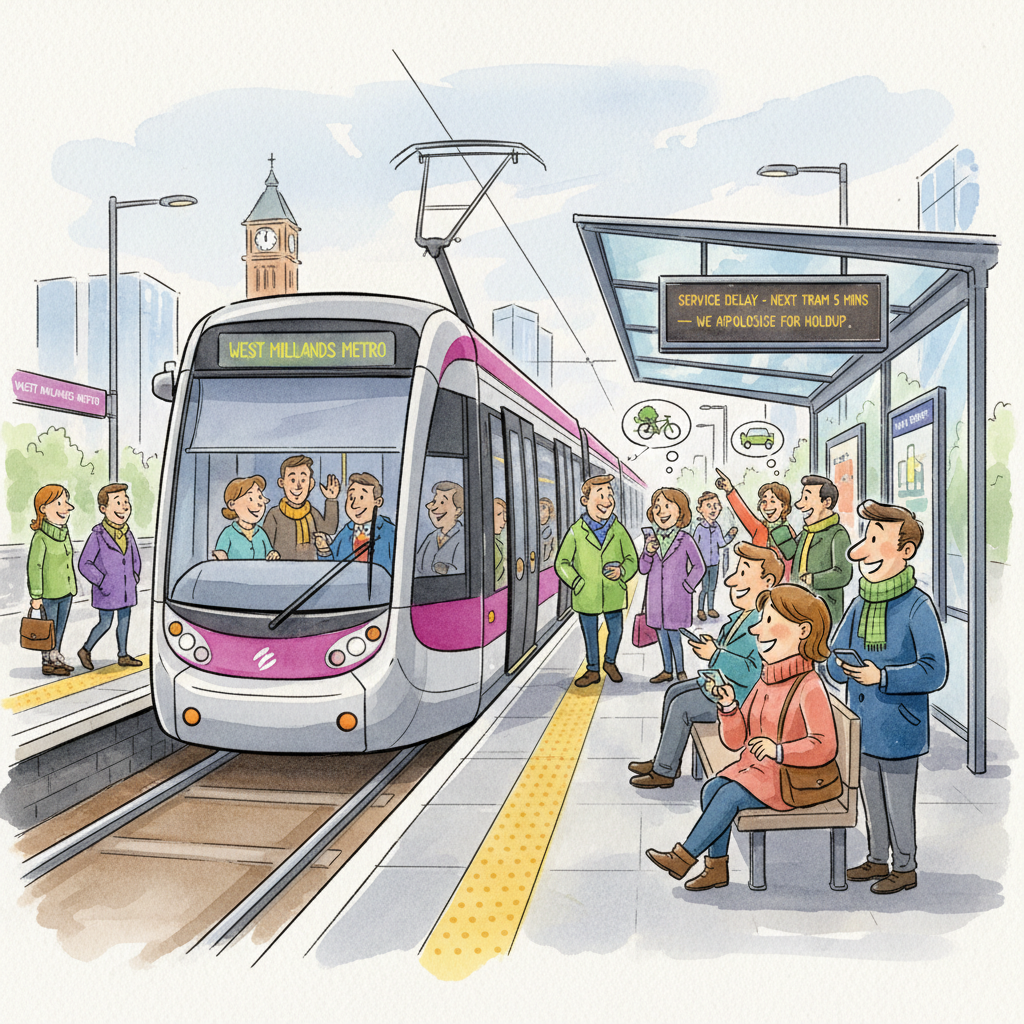West Midlands Works to Restore Tram Service