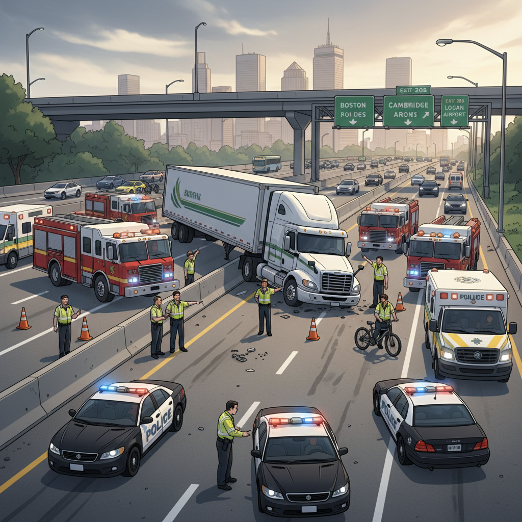 Mass Pike Crash Spurs Boston Commuters to Adapt