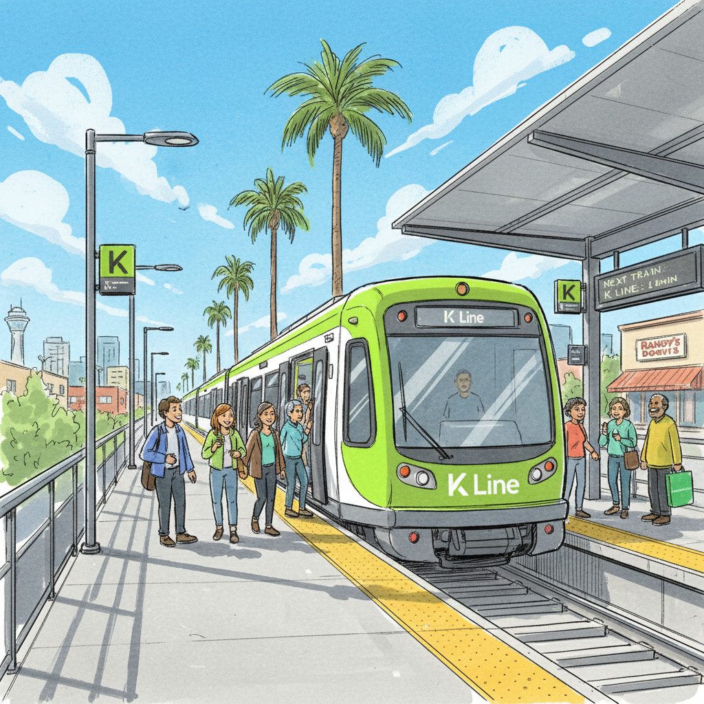 LA Metro K Line Connects Riders to MLK Day Parade