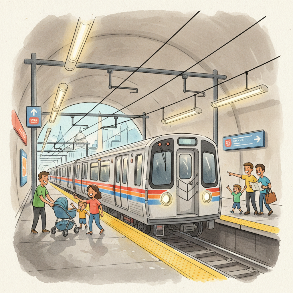 DC-Maryland-Virginia Green Line Restoring Service After Wire Fix