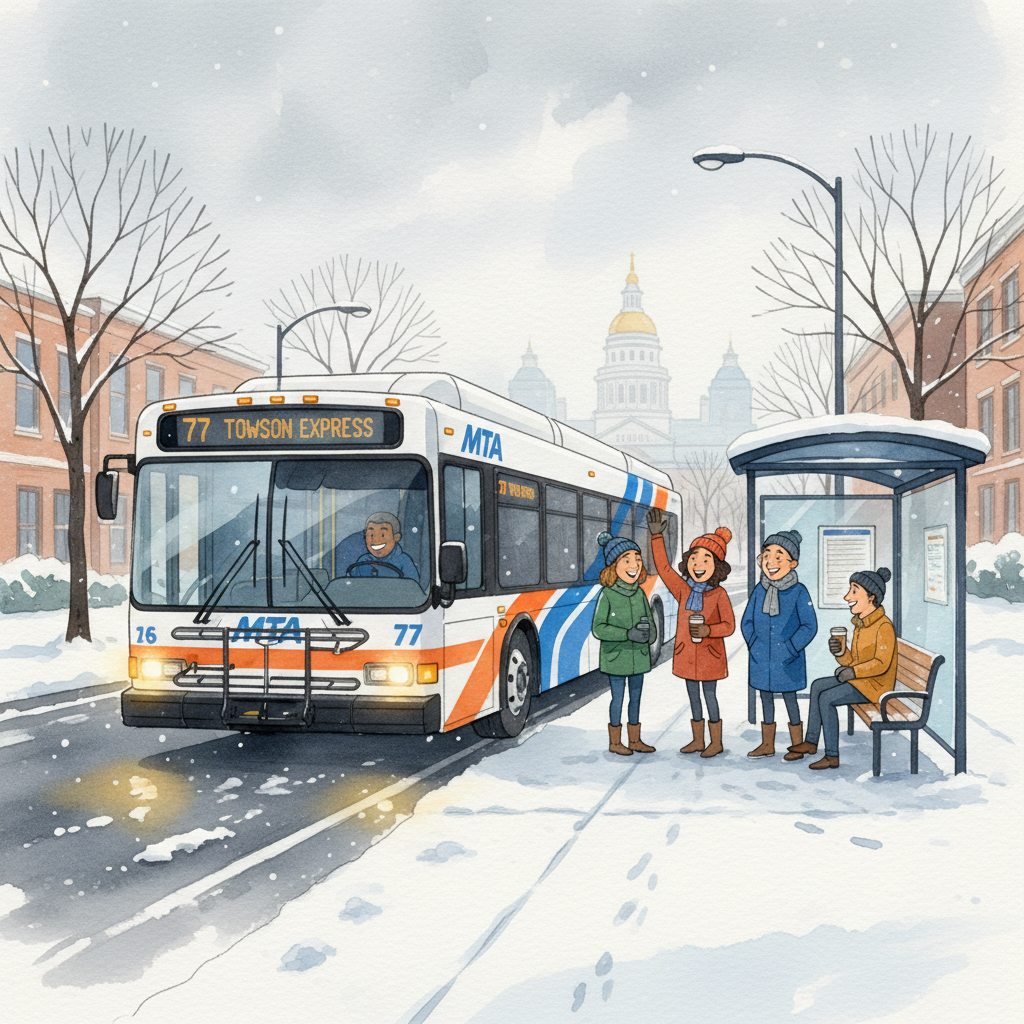 Maryland Transit Adapts to Winter Weather