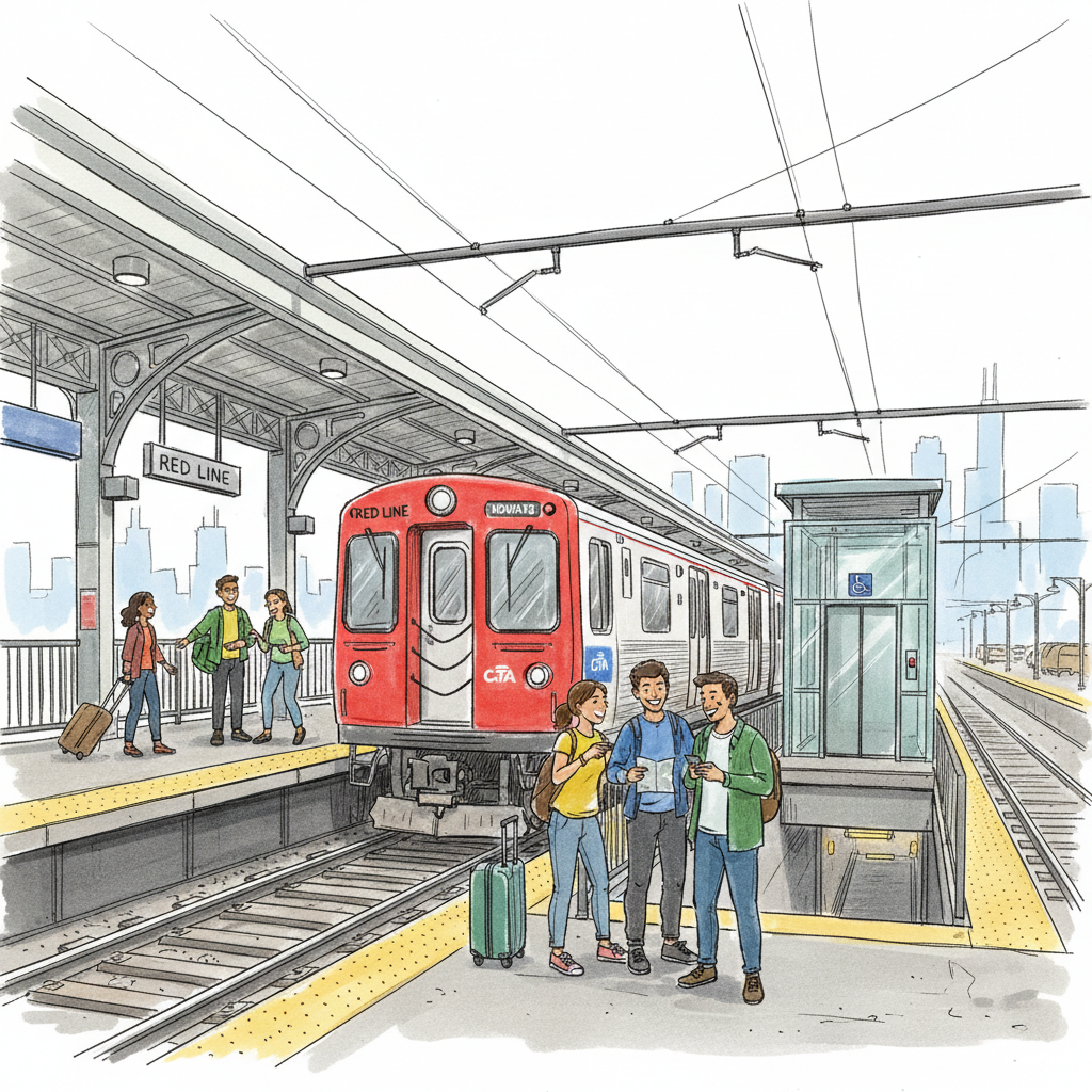 Chicago CTA Howard Elevator Down — Repairs Underway