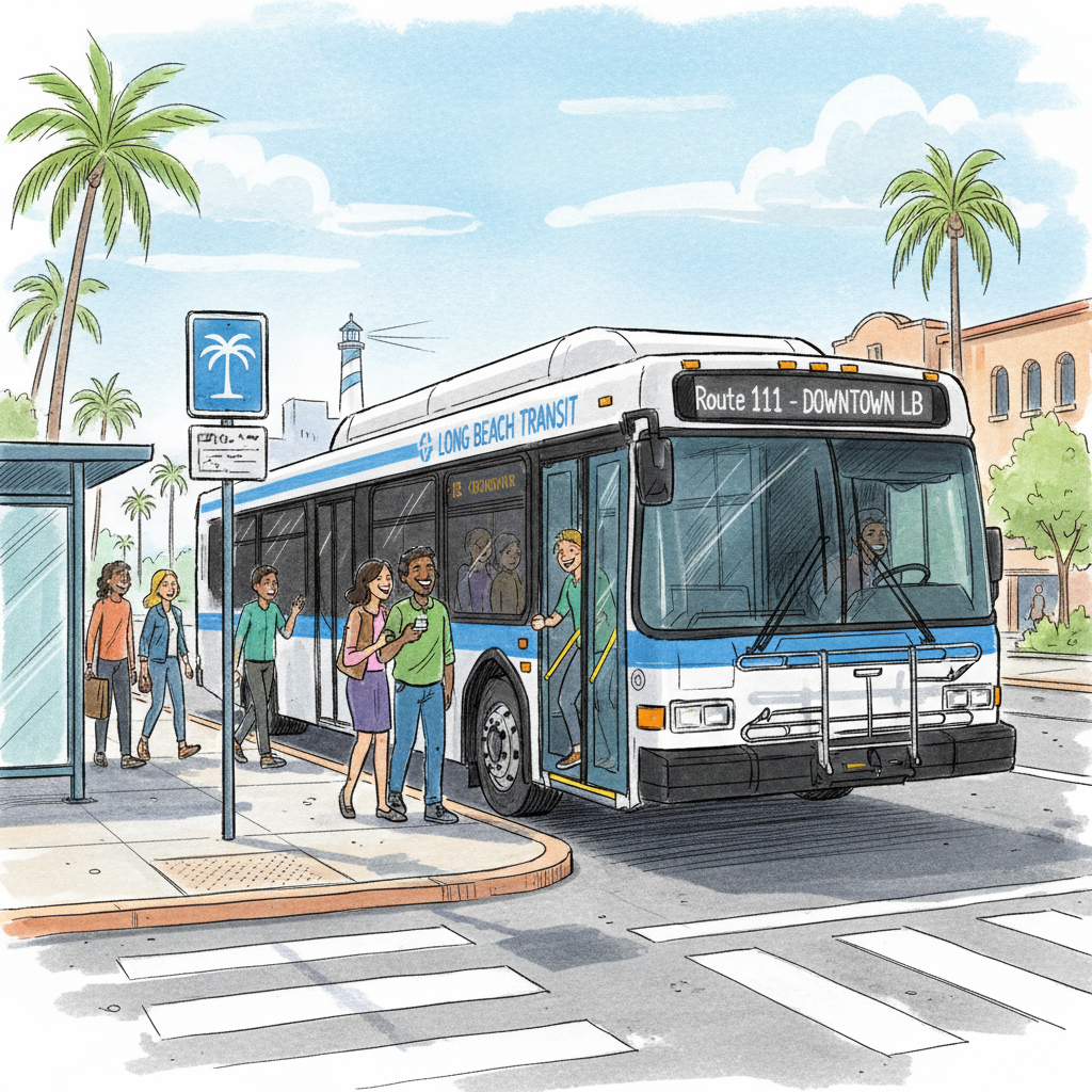 Long Beach Transit Adapts Service During Construction