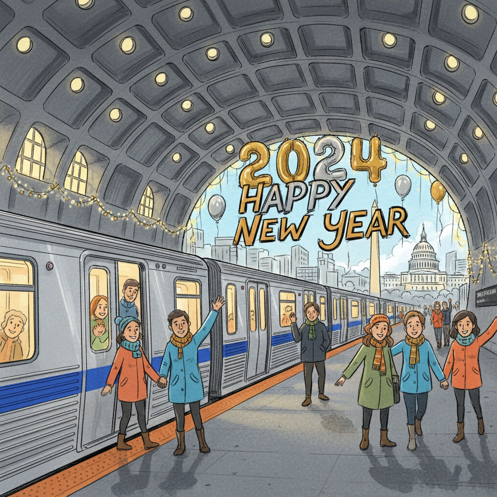 DC-Maryland-Virginia Metro Offers Free Rides for New Year's Eve
