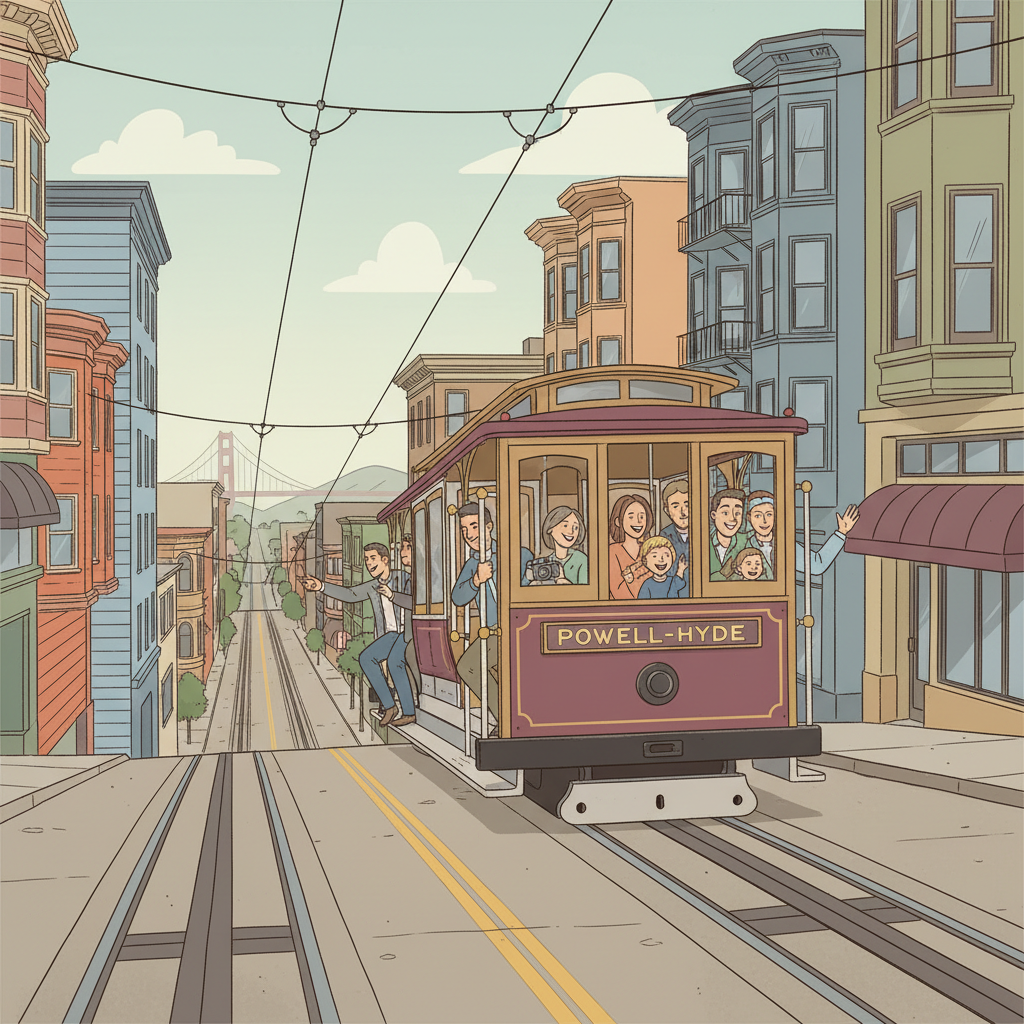 SF's Powell Cable Car Returns to the Rails