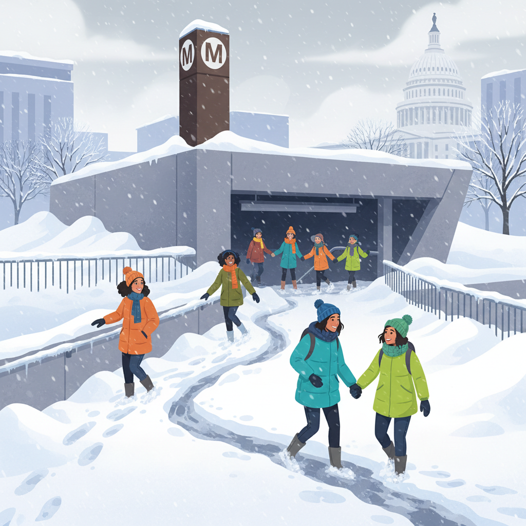 DC Metro Adapts After Snow Tests Station Access
