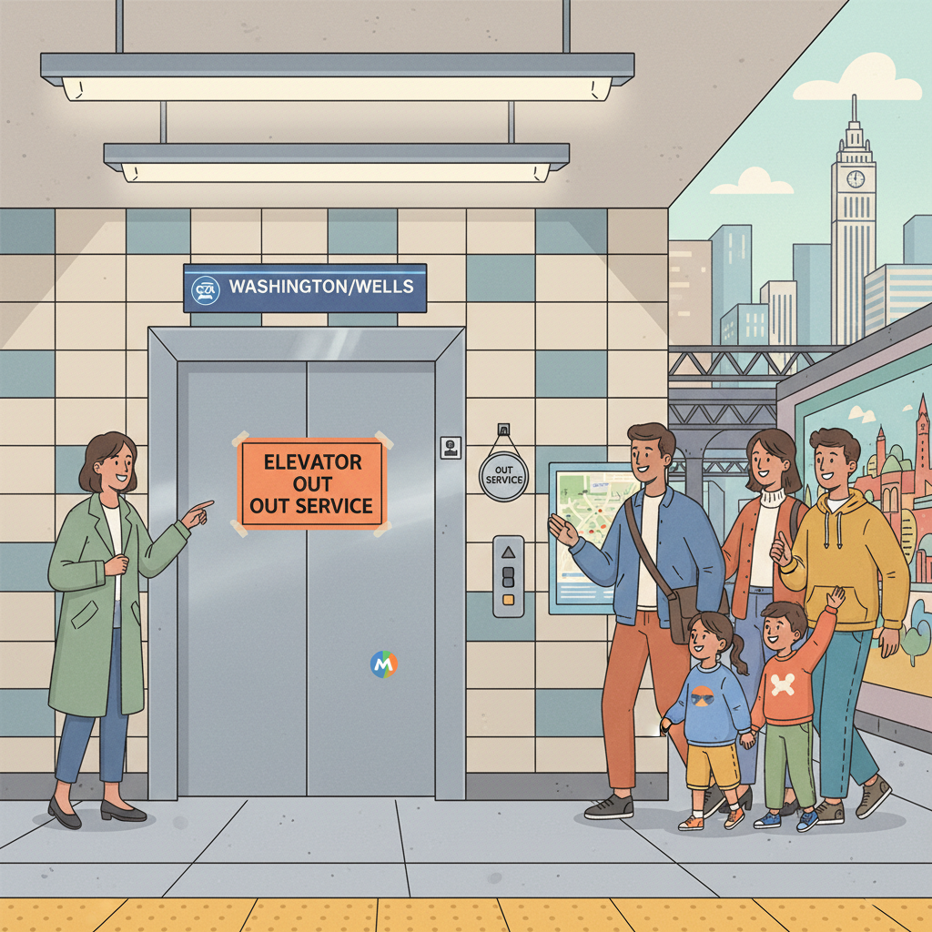 Chicago CTA Works to Restore Elevator Access at Key Loop Station