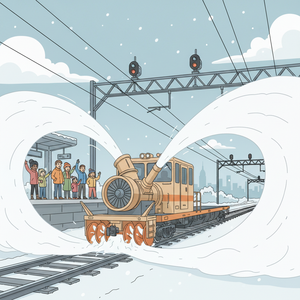 NYC's LIRR Deploys Jet-Powered Snow Tech