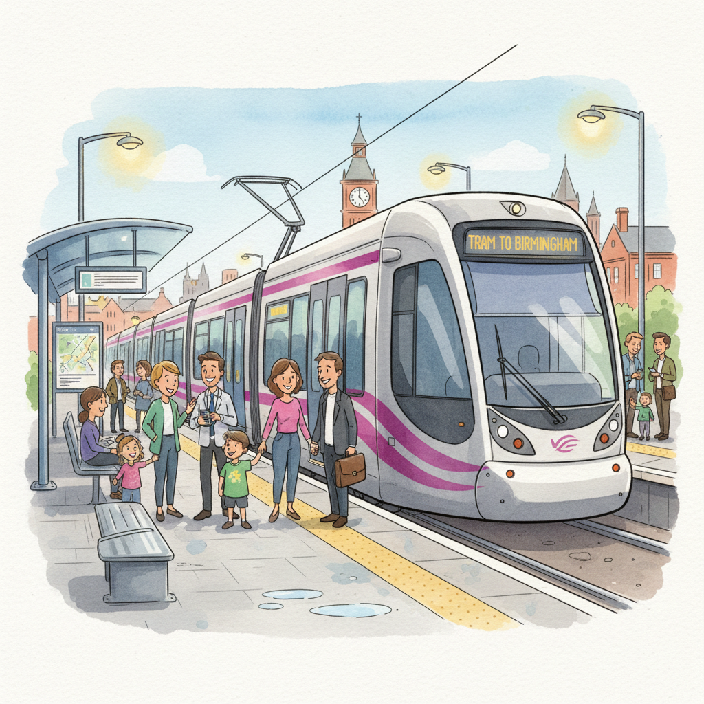 West Midlands Metro Adapts Service Amid Changes