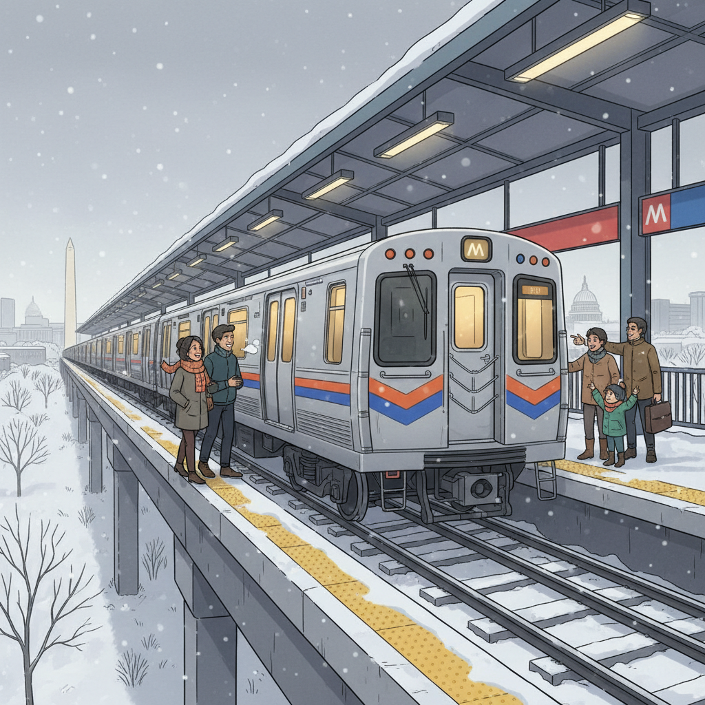 DC-Maryland-Virginia Metro Adapts Service to Winter Weather